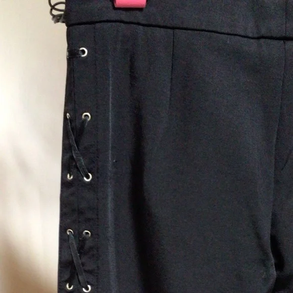 Wolford biker trousers, lace up sides, size 34 - Picture 7 of 10